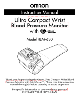 Omron Automatic Blood Pressure Monitor User manual