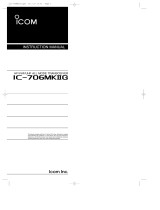 ICOM IC-706MK2G Owner's manual