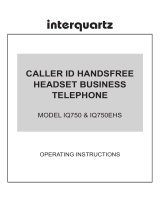 Interquartz IQ750 Operating Instructions Manual