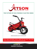 Jetson Jr. Electric Bike User manual