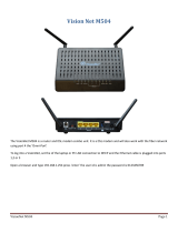 VisionNet M504 User manual