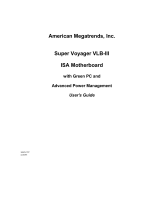 American Megatrends Super Voyager VLB-III User manual