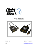 Flight Sounds Flight Sound X User manual