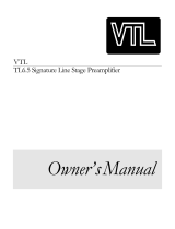 VTL TL6.5 Owner's manual