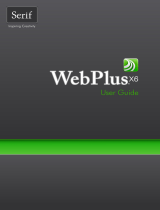 Serif WebPlus X6 Owner's manual