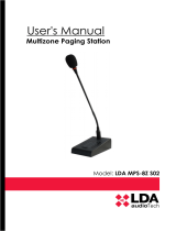 LDA MPS-8Z S02 User manual