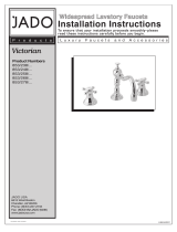 JADO Victorian Widespread Lavatory Set Installation guide