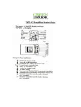 Green Brook THP1-C Simplified Instructions