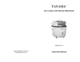 Tayama RC-8 User manual