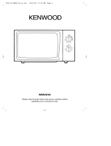 Kenwood MW 310 Owner's manual