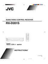 JVC RX-D201S Owner's manual