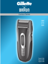 Braun Gillette Contour 360 Owner's manual