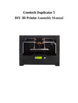 Geeetech Duplicator 5 DIY 3D Printer User manual