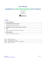 Martin Jerry 3-Way Wi-Fi Switches User manual