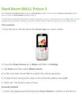 iBall Prince 2 User manual