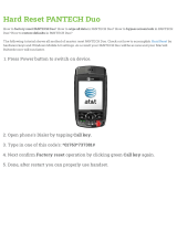 Pantech Duo User manual