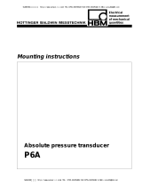 HBM P6A Mounting instructions