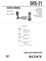 Sony SRS-Z1 User manual