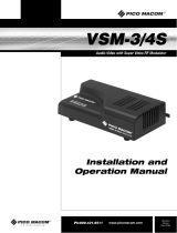 Pico Macom VSM-3/4S Operating instructions