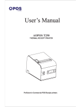Aopos T250 User manual