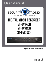 Security Tronix ST-DVR16CH User manual