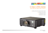 Digital Projection E-Vision 6900 Series User manual
