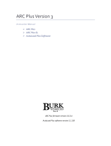 BURK Technology ARC PLUS User manual