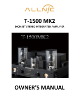 ALLNIC AUDIO T-1500 MK2 Owner's manual