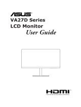 Asus VA27D Series LCD Monitor User manual