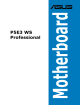 Asus P5E3 WS Professional User manual