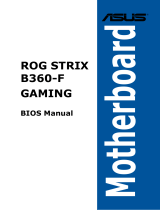 Asus ROG STRIX B360-F GAMING User manual