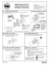 Assa Abloy YALE 4600CK Series Installation guide