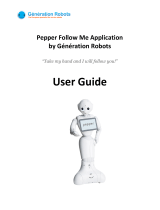 Generation Robots Pepper Follow Me User manual