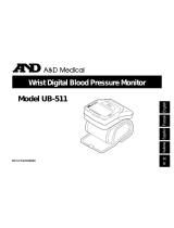 A&D UB-512 User manual