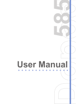 DOPOD 585 User manual