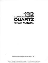 Contax 139 Quartz User manual