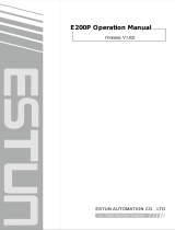 Estun E200P Operating instructions