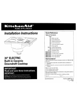 KitchenAid KECD805EBL0 Installation Instructions Manual