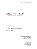 Datron B3THH7700 User manual