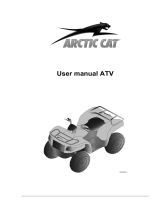 Arctic Cat 550 i TRV/OT User manual