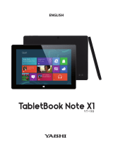 YASHI YT-110 TabletBook Note X1 User manual