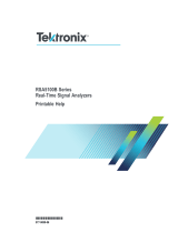 Tektronix RSA5126B User manual