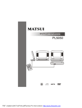 Matsui PL5050 User manual