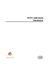 Pinnacle PCTV USB-STICK Owner's manual