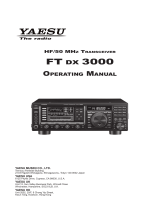 YAESU FTDX-3000 Owner's manual