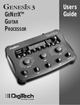 DigiTech Genesis3 Owner's manual