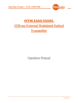 FiberLabs OTM-1550 Operating instructions