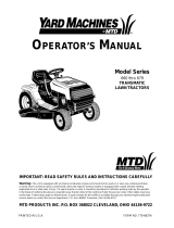 Yard Machines 679 Series User manual