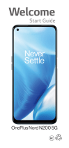 OnePlus Nord N200 5G Smartphone User guide