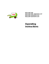 Claas ROLLANT 250 roto cut Operating Instructions Manual